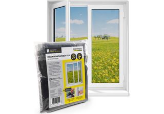 Easymaxx Insect Protect Zanzariera - Per Finestre Fino A 150X180 Cm - Velcro