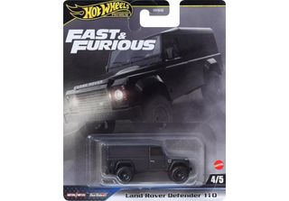 Land Rover Defender 110 Fast & Furious Hot Wheels Premium Mattel Auto Metall 4/5