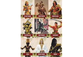 John Carter Of Mars: Mazzo Di Carte Personaggio E Gettoni - Tabletop-Rollenspie…