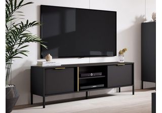 Tavolino Per Tv Nucor 1 - Antracite / Oro