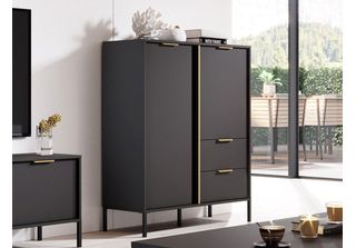 Cassettiera Combinata Nucor 3 - Antracite / Oro
