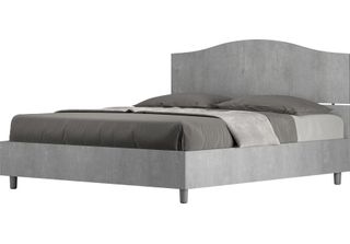 Ityhome - Letto Senza Rete 160X190 Cemento Dores