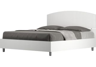 Ityhome - Letto Contenitore 160X200 Bianco Frassino Dora