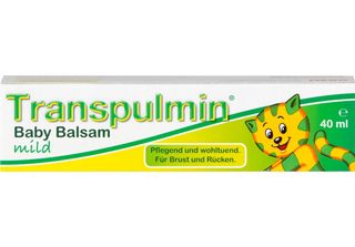 Transpulmin Baby Balm Delicato Per Petto E Schiena, Crema Da 40 Ml