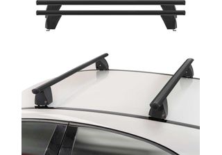 Traversa Portatutto Menabo Per Renault Megane 2002-2010 Abe Alluminio Nero