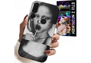 Custodia Per Huawei P20 Pro - Mona Lisa Con Lecca Lecca Design Moda Custodia