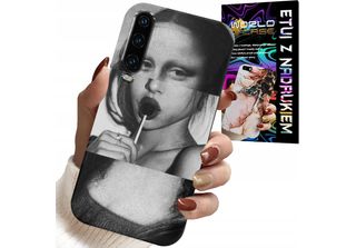 Custodia Per Huawei P30 - Mona Lisa Con Lecca Lecca Design Di Moda Custodia