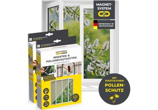 Set Di 2 Zanzariere Magnetiche Easymaxx Insect Protect E Polline - Fino A 110X1…