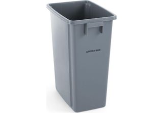 Amerbox Cestino Stretto 60L - 455X315Xh580 Mm, Polipropilene, Grigio