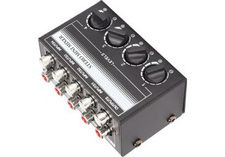Stereo Mini Mixer,Passive Mixer,4 Channel Mixer,4 Channel Passive Splitter,4 Ch…