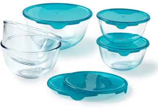 Pyrex Pyrex - Ciotola Per Mescolare Prep & Store Con Coperchio 5 Pezzi - Traspa…