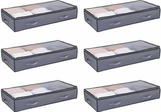 Succebuy 6 X Cassettiera Sotto Letto Contenitore Sotto Letto 996X500X180Mm 90L …