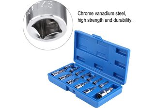 13Pcs Torx Star Bit Set 1/2Inch 3/8Inch 1/4Inch Drive