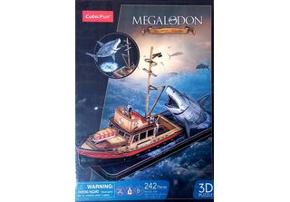Cubicfun Puzzle 3D Jaws: Shark Attack 242 Pezzi