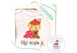 Body Stampato New Baby Quando Non Dormo, Non Dormi Neanche Tu - Confezione Rega…