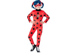 Miraculous Lady Bug - Costume - Bambini BN4826 (104) (Rosso/Nero)