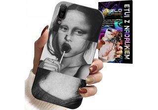 Custodia Per Huawei Y6 2019 - Mona Lisa Con Lecca Lecca Design Moda Custodia