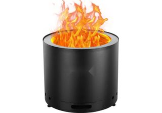 Focolare Senza Fumo Ø49 Cm - Focolare A Legna Con Attizzatoio - Focolare Da Gia…