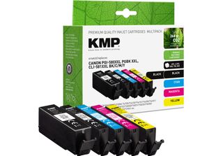 Kmp Patrone Canon PGI-580XXL/CLI-581XXL Multip. Bk,C,M,Y Remanufactured