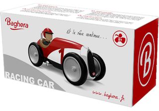 Baghera Auto Giocattolo Retro Racer Rosso