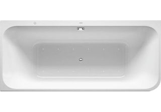 Duravit Happy D.2 Baignoire BalnéO, Coin à Gauche, Double Dos InclinéS, Habilla…