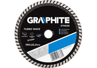 Graphite - Grafite - Turbo Wave - Disco Diamantato - 180X22.2X6.0X2.8Mm - Eu -