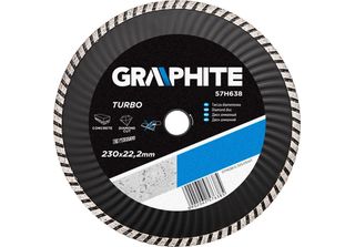Graphite - Grafite - Turbo Wave - Disco Diamantato - 230X22.2X6.0X3.1Mm - Eu -