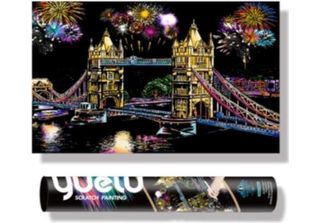 Scratch Tuba Tower Bridge Scratch Pad 75X52 Cm 1006271 Norimpex