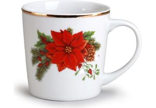Thun 1794 Mug Thomas, 500 Ml, Stella Di Natale, Striscia Dorata, Thun