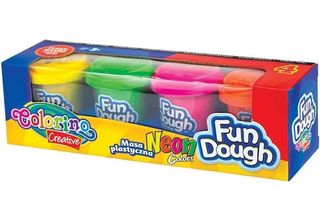 Impasto Divertente Neon 4 Colori 224G Colorino