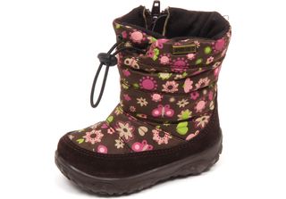 E3548 Doposci Bimba Brown Naturino Rain Step Stivale Primi Passi Boot Baby Girl