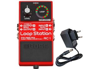 Pedale Looper Boss RC-1 Loop Station Con Alimentatore