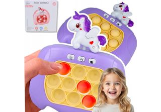 Pop It Unicorn Bubble Antistress Lila Arcycle Spiel