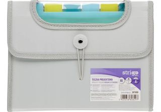 Cartella Portadocumenti Strigo, 12 Scomparti, A5 Grigio