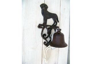 Campanello Esschert Design Motivo Cane - Ghisa