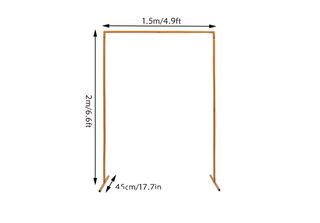 Supporto Per Arco Nuziale, Design Robusto In Metallo, Facile Da Montare, Elegan…