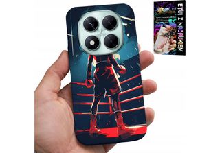 Custodia Per Xiaomi Note 14 Pro+ 5G - Design Boxing Boxer + Vetro