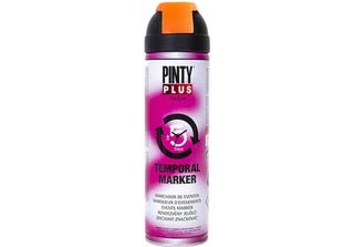 Vernice Spray Pintyplus Tech T143 Arancione Temporaneo 500 Ml