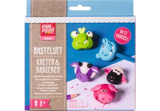 Knorr Prandell 212159103 Knorr Prandell Bastelset Kneten & Radieren Funny Anima…