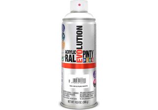 Vernice A Spruzzo Pintyplus Evolution Ral 9010 300 Ml Bianco Puro
