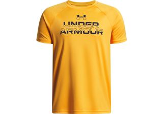 Under Armour Ua Tech Split Wordmark Ss - Squadra Arancione, Taglia:Xl