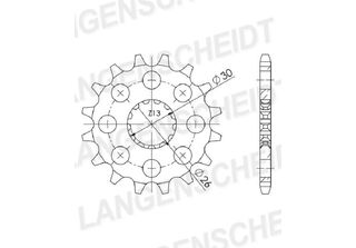Pignone Supersprox 520 - 18T Cst-1184:18|Dentata Fine 26.0/30.0