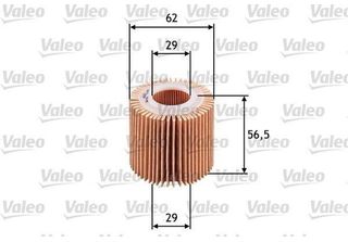 Valeo 586581 Filtro Olio Oe 04152B1010000 Compatibile Con Auris, Avensis, Corol…