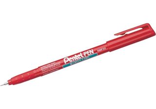 Pentel - Fineliner Pentel NMF50 F Rood | 12 Pezzi