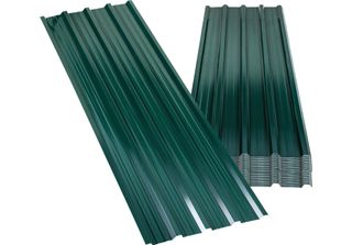 12X Lastre Trapezoidali 129X46Cm = 7M² Pannelli Per Tetto Lastra Per Tettoia Ca…