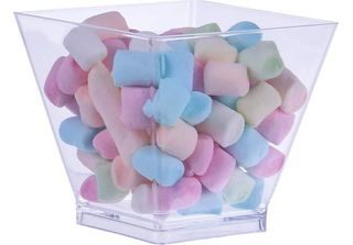 Mini Calici Di Plastica Trapezoidali 70Ml/25Pz Calice