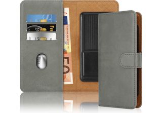 Cadorabo Cover Per Cellulare Wiko U Feel Prime In Grigio Con Slot Per Schede, C…