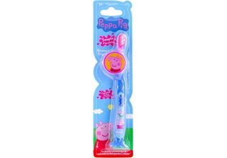 Tinokou, Spazzolino Ergonomico Per Bambini - Peppa Pig, Blu