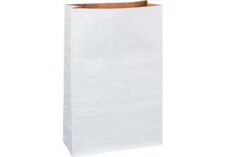 Heyda 203089351 Heyda Papier Dekobeutel/GeschenktüTe, Weiß / Natur, Groß
