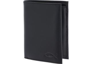 Oxmox Pelle Portafoglio Leather Rfid Protect KombiböRse Freedom Fish Embossed B…